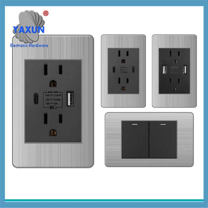 Power Plug and USB Socket Combination Panel Manufacturer - Connectors ...