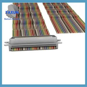 2.54mm Pitch 50 Pin 50 Way F-F Connector IDC Flat Rainbow Ribbon