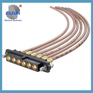 6 PIN Datamate Coax Cable Assembly - M80-FC305F1-08-0300L 1.48（450.00mm）