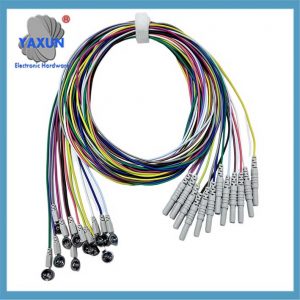 Brain electrode lead wire, gold disk electrode electromyography electrode connection cable