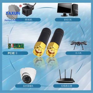 RP SMA male 2.4G glue stick antenna omnidirectional drone, surveillance antenna